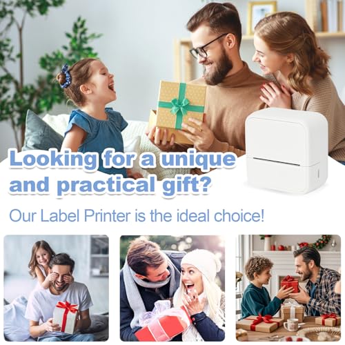 NHOWIN 3.15" x 3.15" S1 203 DPI Thermal Portable Sticker Printer
