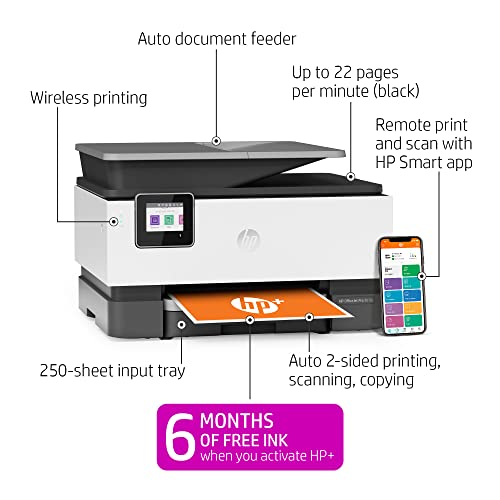 HP OfficeJet Pro 9015e Inkjet Printer 4800 x 1200 DPI Color Automatic Duplex 1G5L3A