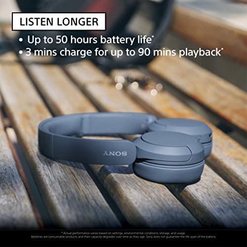 Sony WH-CH520 On-Ear Wireless Headphones Bluetooth 5.2 32 Ohms