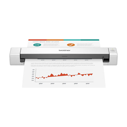 Brother 1.99"D x 11.9"W x 1.45"H Compact DS-640 Mobile Scanner 300 DPI