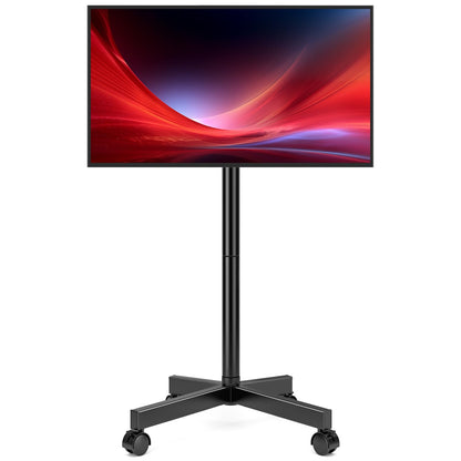Hemudu 23-60 Inch TV Stand HW01B-001 Floor Mount with Swivel Movement and Height Adjustment