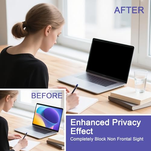 Halloive 16" HH-MacBook Pro16-QJ 9H Glossy Privacy Screen Filter
