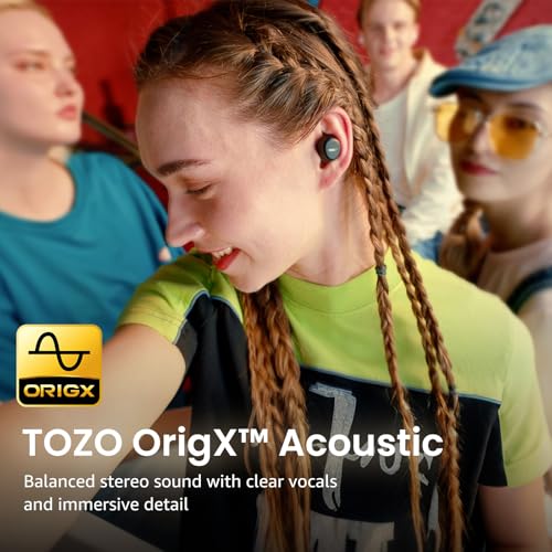TOZO A1 Earbuds Wireless Bluetooth 5.3 Lightweight IPX5 In-Ear Headphones