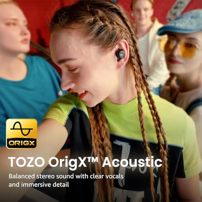 TOZO A1 Earbuds Wireless Bluetooth 5.3 Lightweight IPX5 In-Ear Headphones