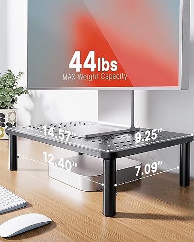 HUANUO 15.4 x 9.8 x 1.3 inches HNLL3 Laptop Stand Riser Black Ergonomic Desk Organizer