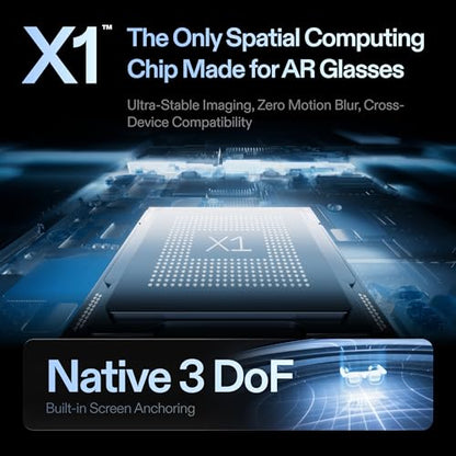 XREAL 171 Inches X1112 1920 x 1080 120Hz OLED Smart Glasses