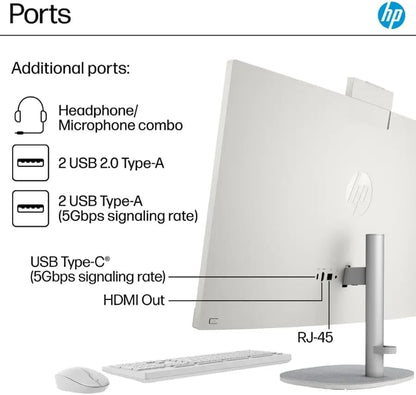 HP 27" All-in-One Computer AMD Ryzen 5 16GB 1TB SSD 1920x1080 300W