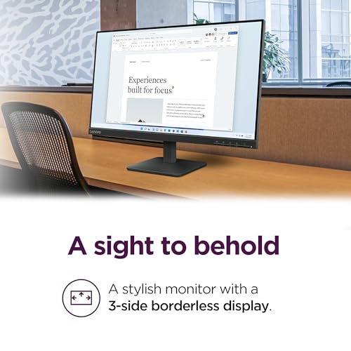 Lenovo 23.8" 68C2KCC1UZ FHD 1080p 100Hz IPS Monitor