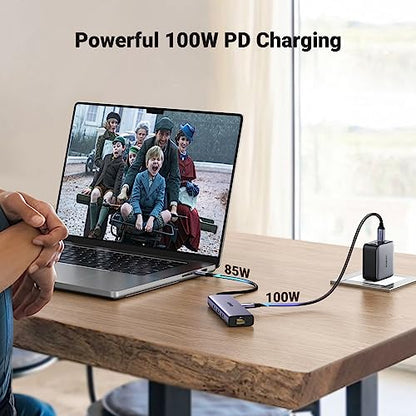 UGREEN 6-in-1 USB-C Hub Model 15598 Ethernet, HDMI, USB 3.0 Ports