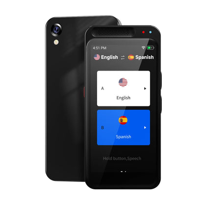 CAWRUGA 5.75 x 3.39 x 1.65 inches B0GZHQN24R 150+ Language Translation Device Voice/Text/Photo Translation Portable