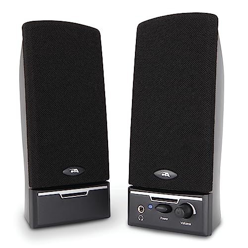 Cyber Acoustics 2.0 CA-2014 4W Speaker System Plastic Dual Speaker Design