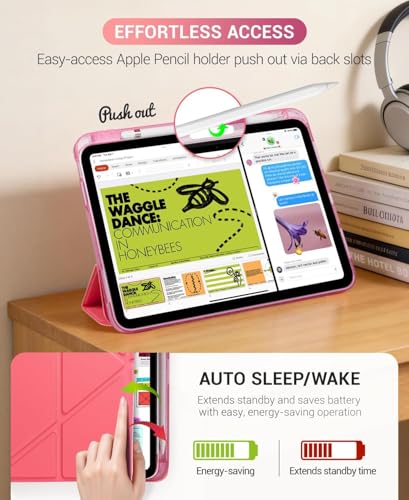 CoBak 11 Inch Case for iPad (A16) 11th Generation 2025, iPad 10th Generation 10.9 Inch 2022 - Hybrid PU Leather and TPU Shell