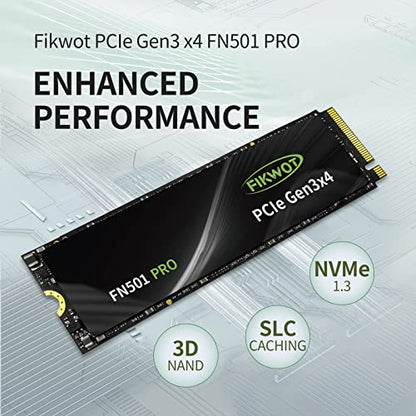 Fikwot FN501 Pro 256GB M.2 2280 PCIe Gen3 x4 Internal Solid State Drive