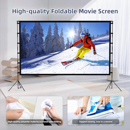 Vamvo 120 Inch M2120 4K HD Floor Mount Projection Screen
