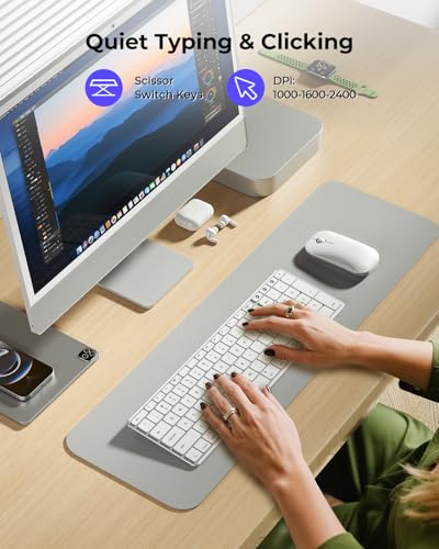Seenda Bluetooth Keyboard Mouse Combo Mac SKM64-2