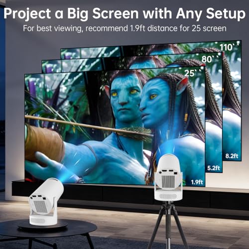 Xorytin Portable Projector HY300 ULTRA 1280 x 720 5.2 Feet LED Projector