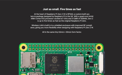 Raspberry Pi 512MB Zero SC0510 Quad-Core 1.1GHz Computer