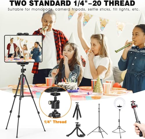 Cenawin Tablet Tripod Adapter d7dc26dd-d5bb-4d92-b490-eb198b806420 Adjustable Holder for 4.7-12.9 Inch Tablets