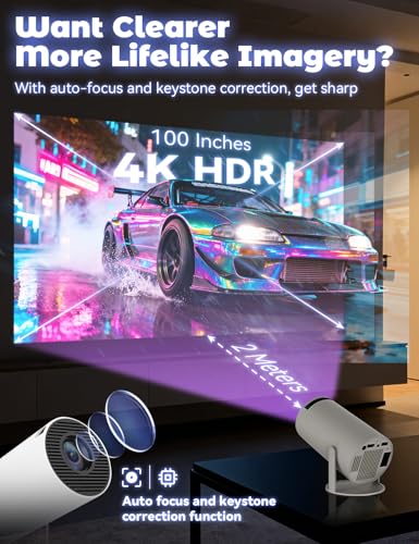 Realm Portal 130" Portable Projector 1280 x 720 LCD