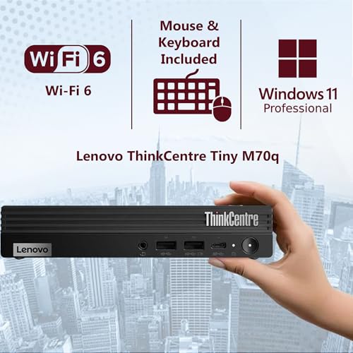 Lenovo Mini PC M70q Intel Core i5-14400T 16GB DDR5 RAM 512GB SSD Windows 11 Pro