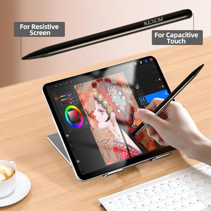 Baolaili 2pcs Black Stylus Pens for Capacitive Touchscreens