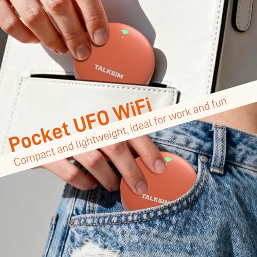 TALKSIM MF201 Mobile Hotspot, LTE, 300 Mbps, 802.11ax, Internal Antenna, Wireless, USA Coverage
