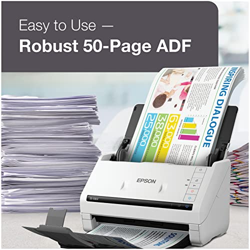Epson B11B261202 Document Scanner USB 600 dpi 30 Bits CCD