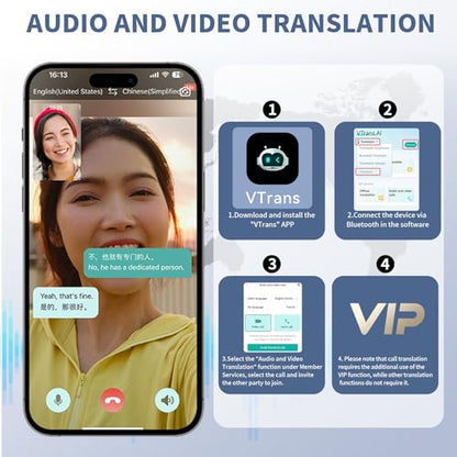 CAWRUGA 6.42 x 3.39 x 1.34 inches Model B0GZHF7HV5 5MP Camera Offline Support 150 Languages Portable Translator