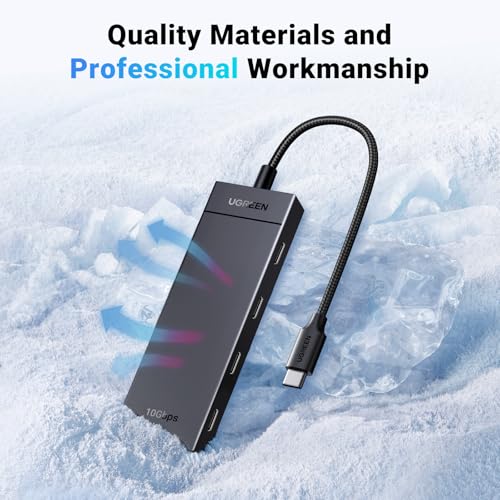 UGREEN 4-Port USB 3.2 Hub Model CM806 Data Transfer Hub Compatible with Various USB-C Devices