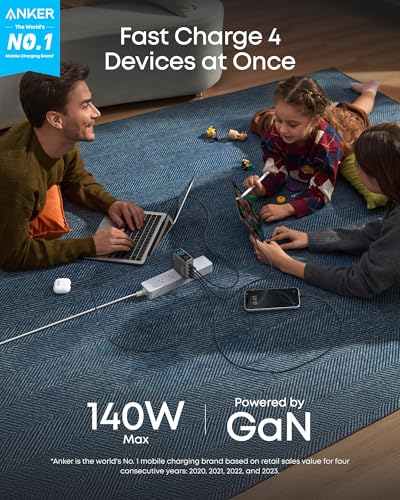 Anker 140W 4-Port USB-C Charger Model A2697