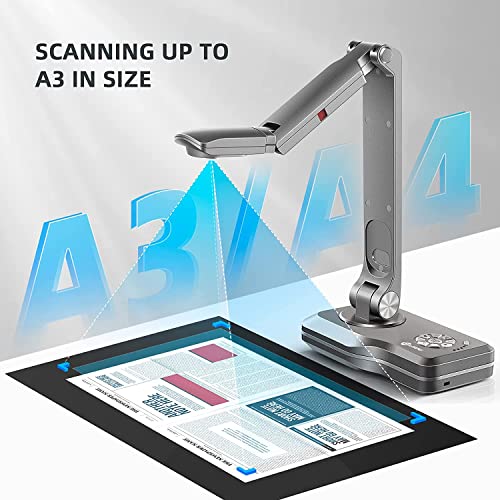 JOYUSING 4 inches V508 8MP 2448p Document Camera