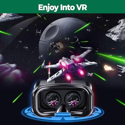 LamTrancail VR Headset 110 Degrees Adjustable 1.0 Count Virtual Reality Headset