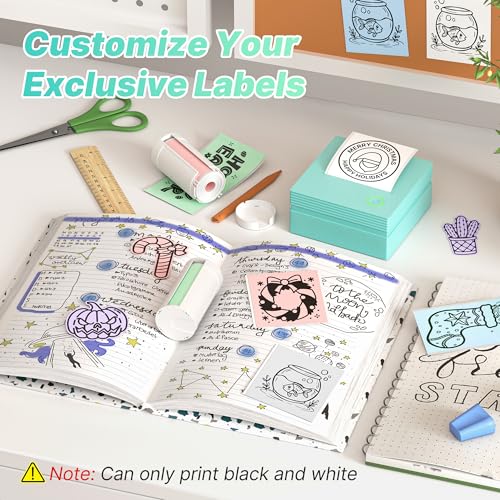 TYPONOS 2 Inch PM290 203 dpi Monochrome Wireless Sticker Printer
