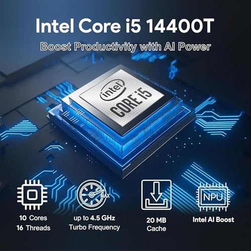 Lenovo Mini PC M70q Intel Core i5-14400T 16GB DDR5 RAM 512GB SSD Windows 11 Pro