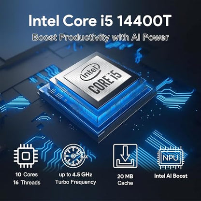 Lenovo Mini PC M70q Intel Core i5-14400T 16GB DDR5 RAM 512GB SSD Windows 11 Pro