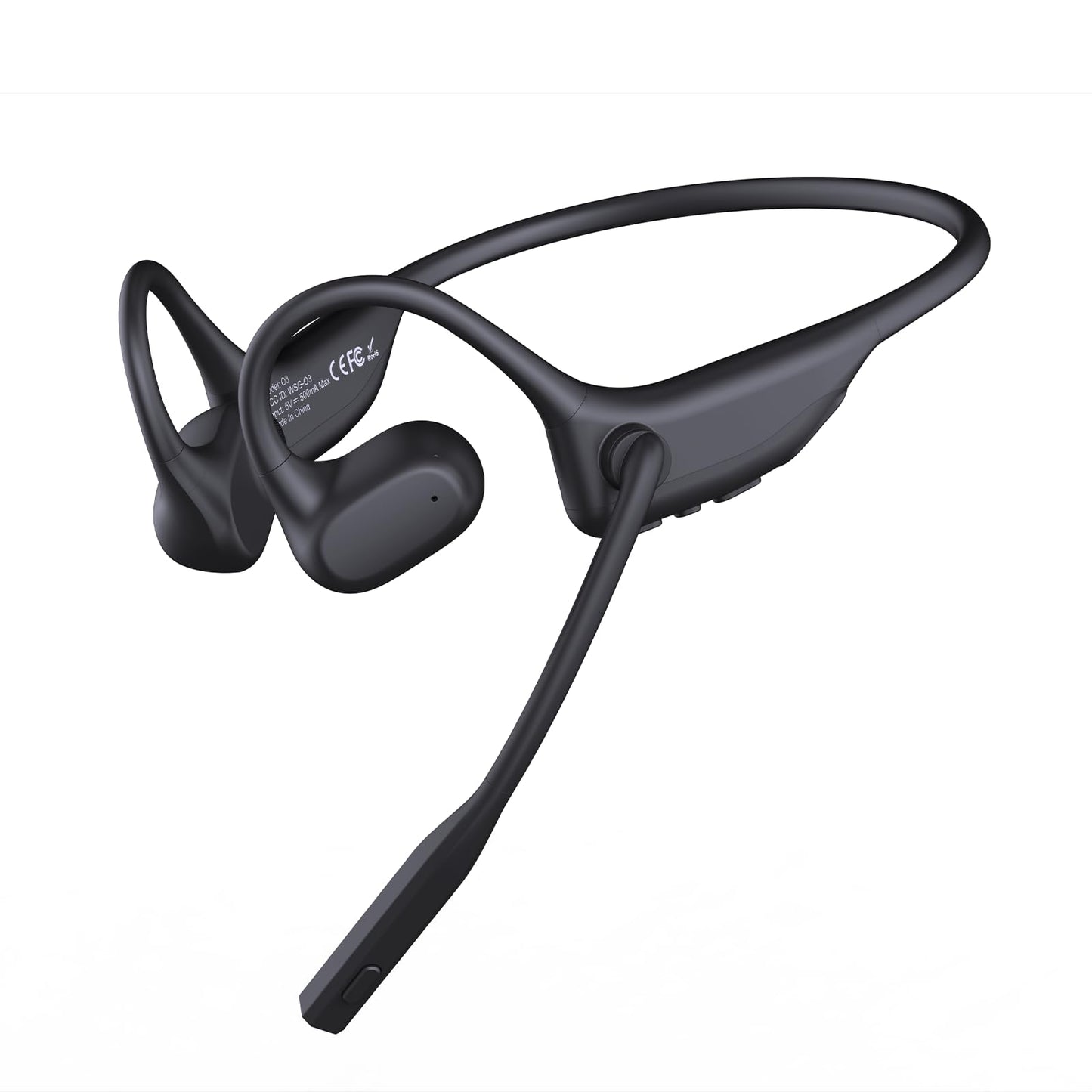 CXK Open Ear Headphones O8 Black Wired Headphones