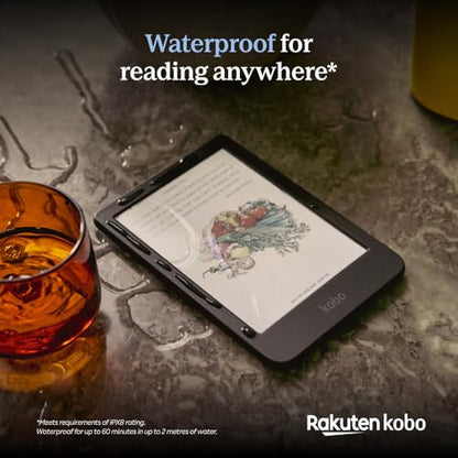 Kobo 6 Inch N367-TP-WH-S-CK 1072x1448 Electronic Ink eReader
