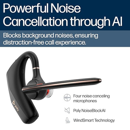 POLY AV4N9AA#AC3 Voyager Legend 50 Black Bluetooth Wireless Headset