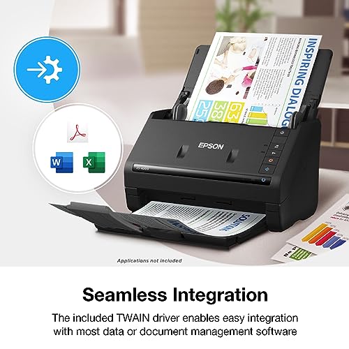 Epson B11B261201 Document Scanner 300 dpi CCD USB