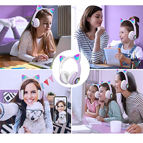 TOKANI 30 Ohms Purple Headphones Over Ear Active Noise Cancellation Bluetooth & Wired 1 Count
