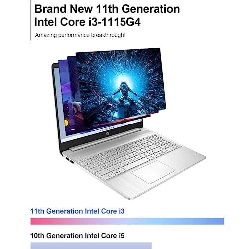 HP 15.6" HD 1366x768 Touchscreen Laptop, Intel Core i3-1115G4, 16GB RAM, 1TB SSD, HDMI, Windows 11 Home, Silver
