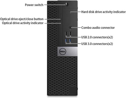 Dell OptiPlex 5040 SFF Computer Tower, Intel Core i5-6500T, 8GB RAM, 256GB SSD, 1920x1080, Windows 11 Pro