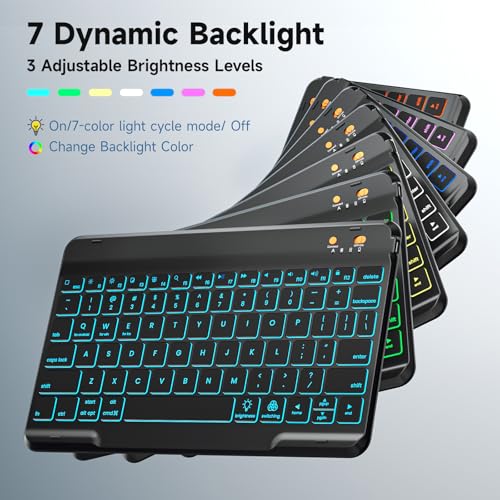 BLUTLOTUS 9.7-Inch Keyboard Case Model USRO_IPAD9.7 Wireless Detachable Folio Cover