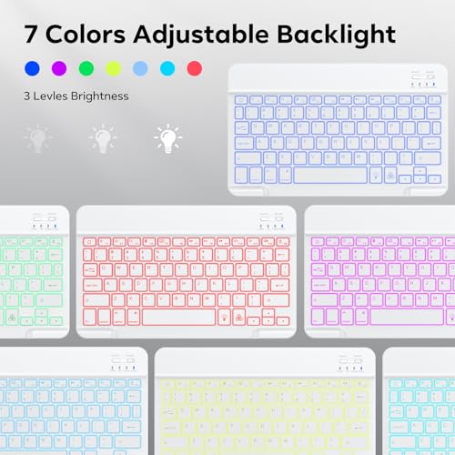 OMOTON Bluetooth Keyboard Model OMOTON QWERTY 78 Keys Bluetooth Tablet Keyboard Connectivity Technology