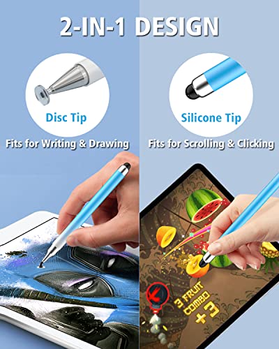 AmberVec 5 Count Stylus Pen Universal Capacitive Touch Screen Styluses
