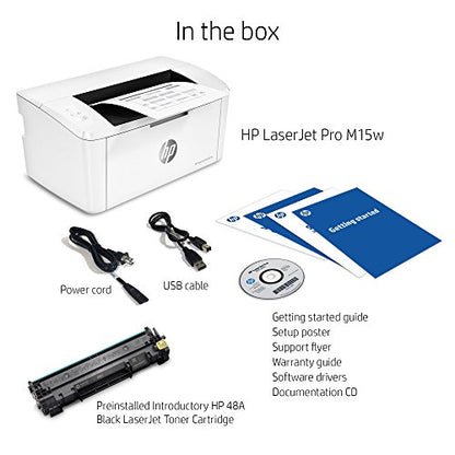 HP 13.6" LaserJet Pro M15w Monochrome Printer 600 x 600 dpi
