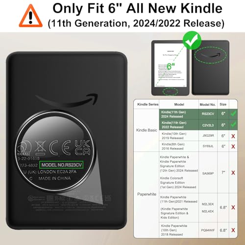 MoKo 6 Inch Kindle 11th Generation 2024/2022 Screen Protector PET Protective Film Anti Blue Light