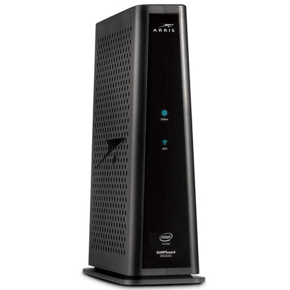 ARRIS 2.87" x 8" x 9.33" AC2350 Dual-Band Waive 2 Wi-Fi Router + DOCSIS 3.1 Modem Black