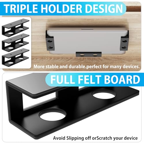 IRENPORU Under Desk Laptop Mount Holder M13803 Black Steel Table Bracket