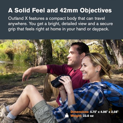 Celestron 42mm Outland X 71346 Binoculars 8x Magnification Roof Prism Waterproof